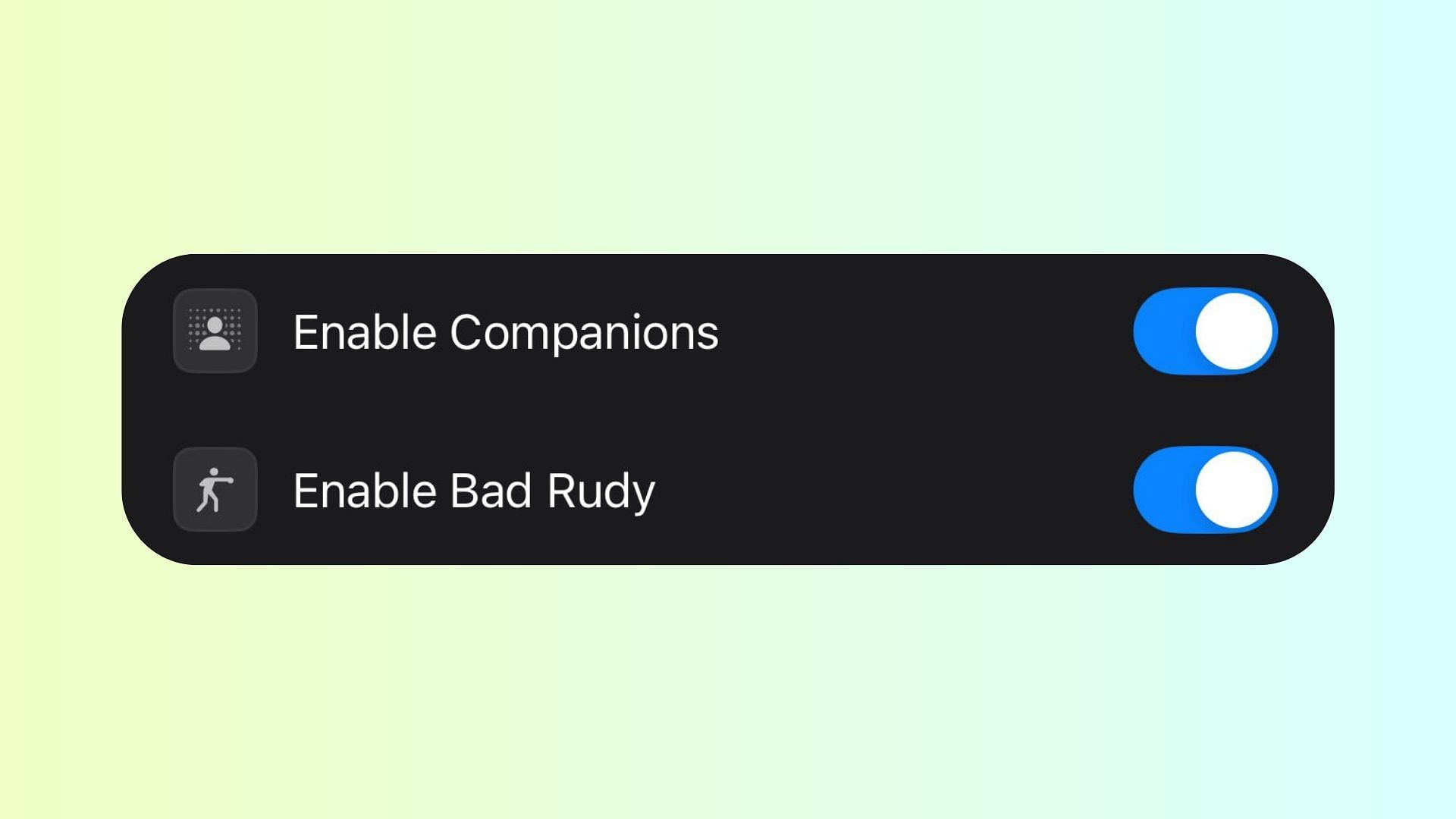 The Grok settings page contains two new settings to turn on Companions (Image via X/@ElectricRaph)